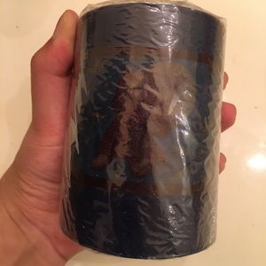 NWT holiday scented blue nice candle holiday decor